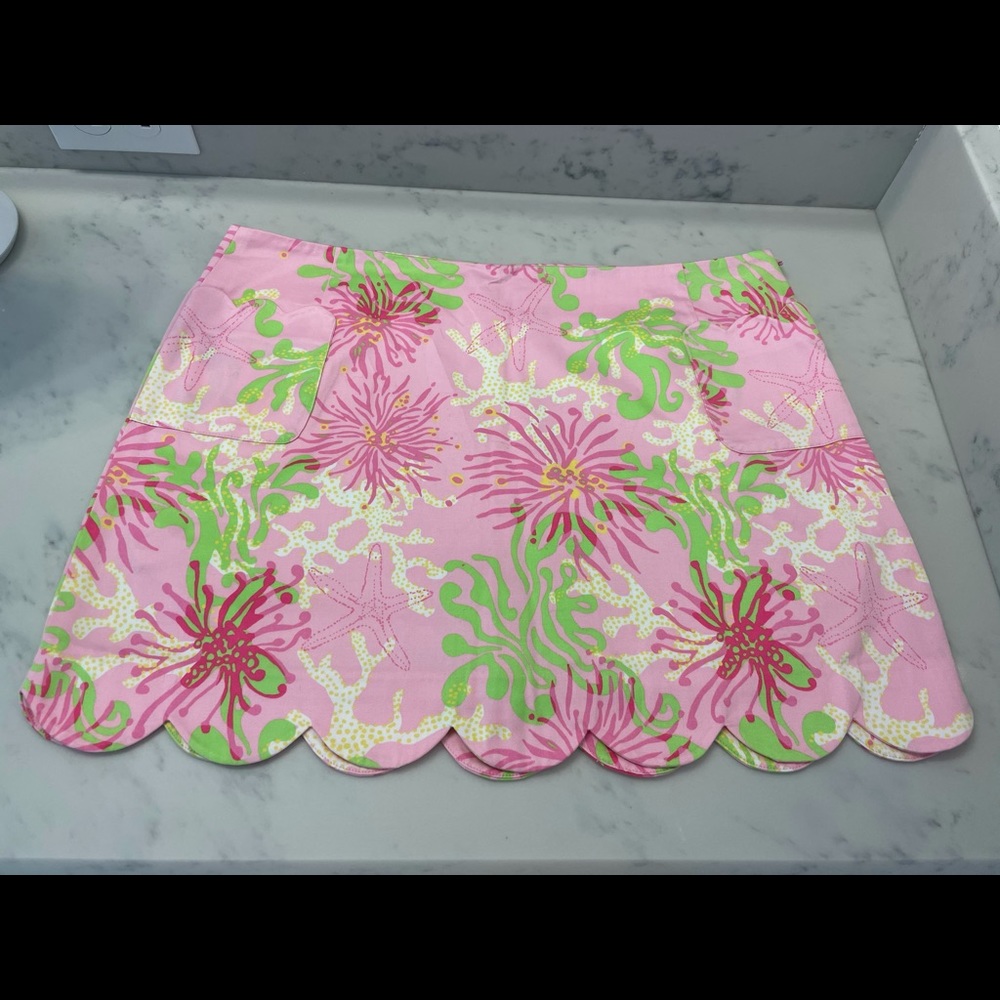 Lilly Pulitzer skirt with shorts inside